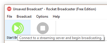 Rocket Broadcaster screenshot